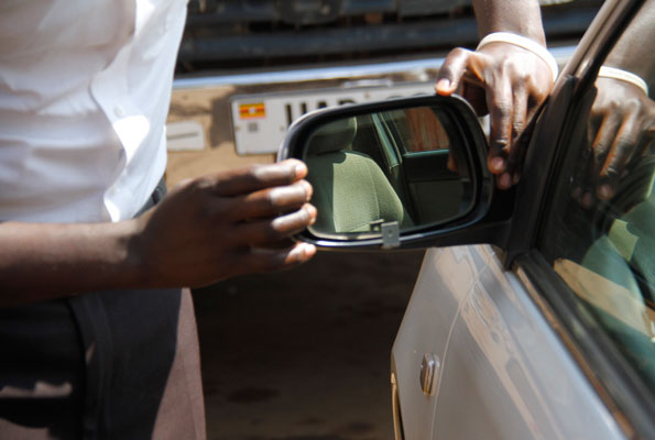 different car mirrors