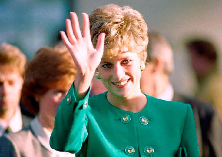 The late Diana, Princess of Wales. 