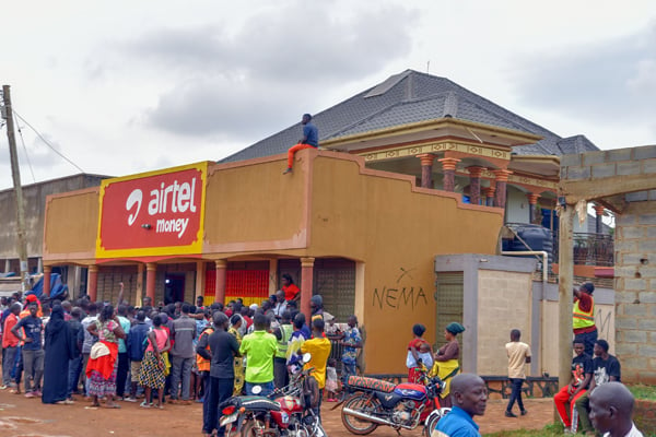 Commercial shops marked for demolition in Wakiso