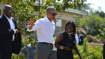 Obama Visits Kenyan Family To Launch Youth Centre Daily Monitor