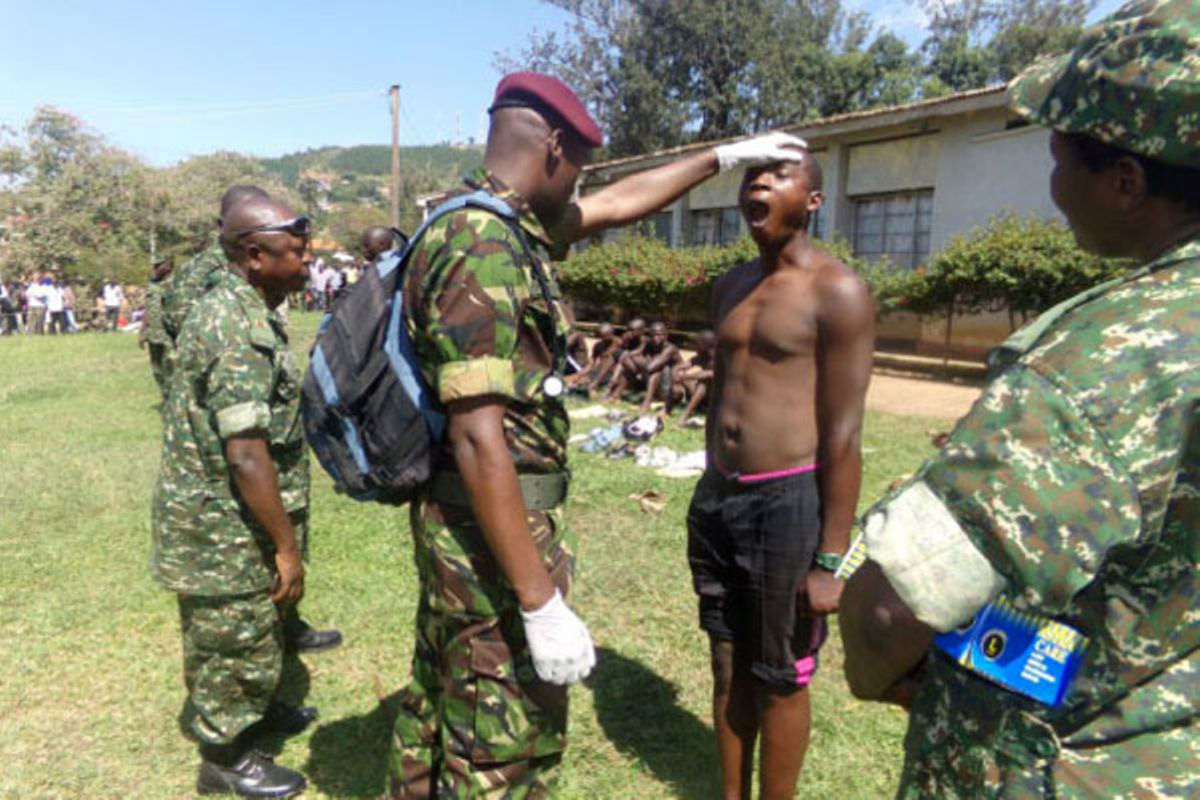 UPDF recruitment exercise starts Monitor