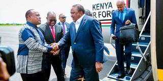 Former Kenyan president Uhuru Kenyatta 