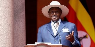 Ugandan President Yoweri Museveni