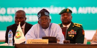 Nigerian President Bola Tinubu