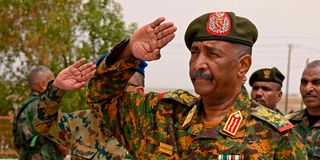 Sudanese army chief Abdel Fattah al-Burhan 