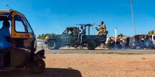 Sudanese army soldiers