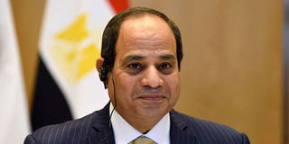 Abdel Fattah al-Sisi.