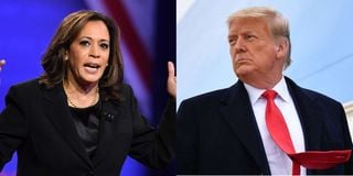 Kamala Harris and Donald Trump